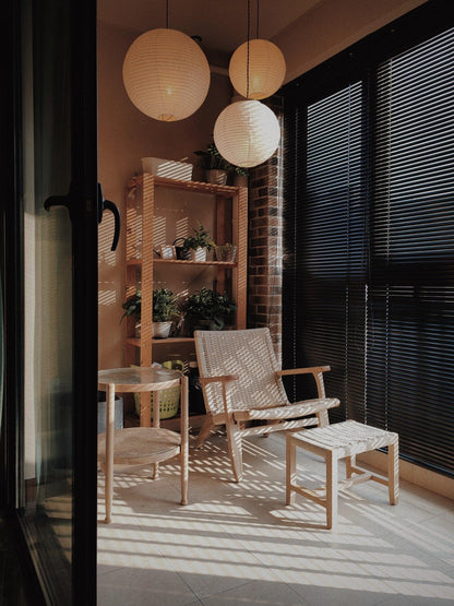 Japanese Globe Mulberry Paper Pendant Light