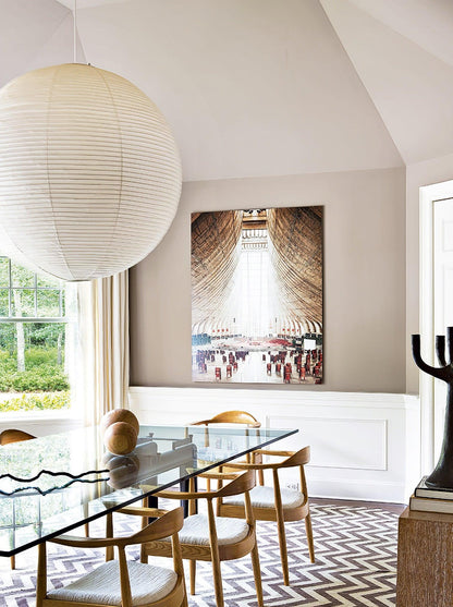 Japanese Globe Mulberry Paper Pendant Light