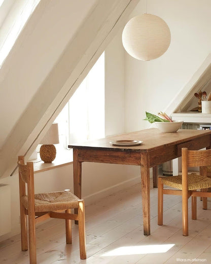 Japanese Globe Mulberry Paper Pendant Light