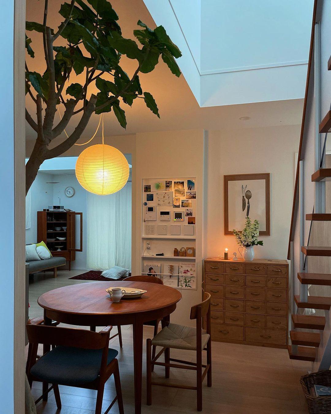 Japanese Globe Mulberry Paper Pendant Light