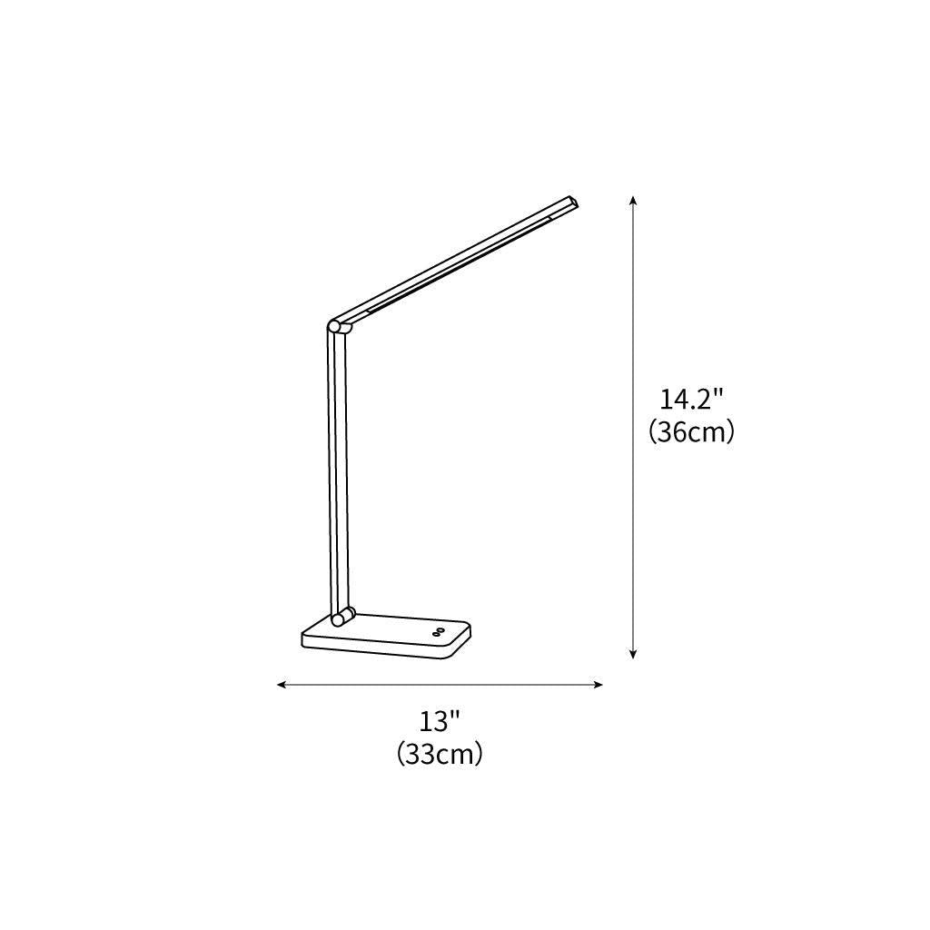 Modern Adjustable ABS Aluminum Alloy LED Desk Lamp