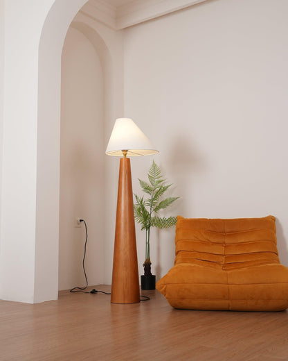 Mid-Century Tapered Floor Lamp