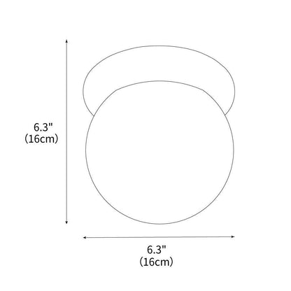 Geometric Ceiling Lamp 6.3 Inch