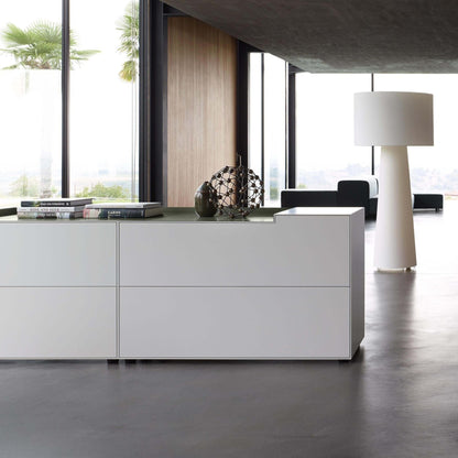 Modern Tapered Fabric Metal Floor Lamp