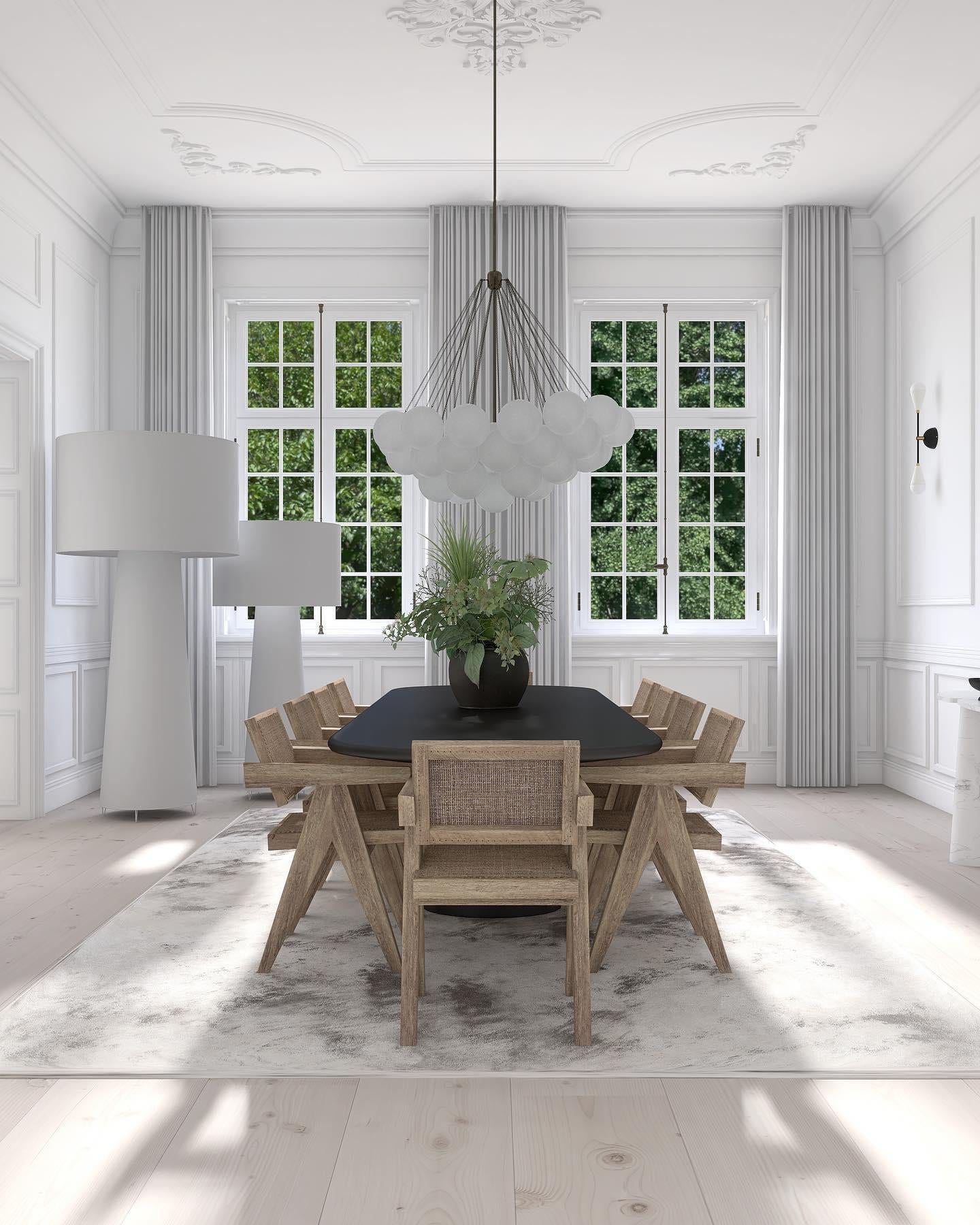 Modern Tapered Fabric Metal Floor Lamp