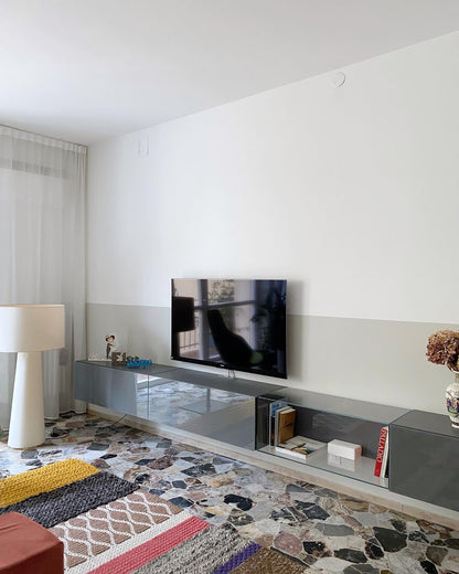 Modern Tapered Fabric Metal Floor Lamp