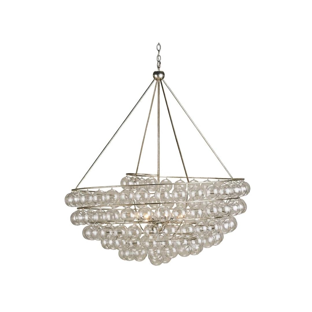 Stratosphere 52"H Round 4 Light Chandelier