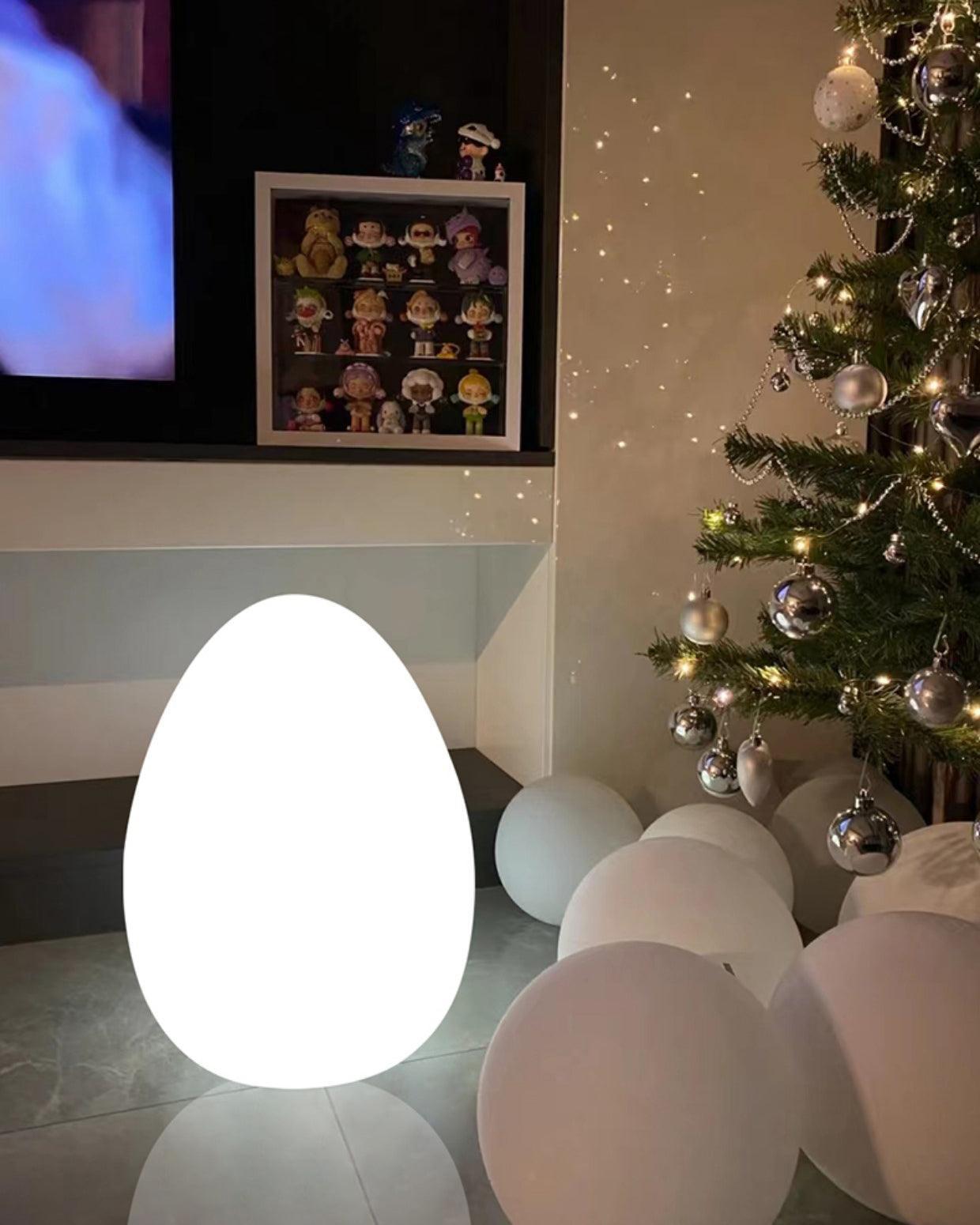 Modern Egg-Shaped Table Lamp