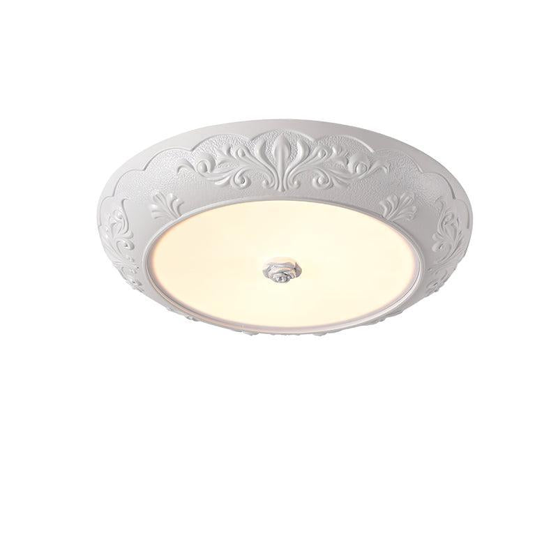 Vintage Carved LED Ceiling Light