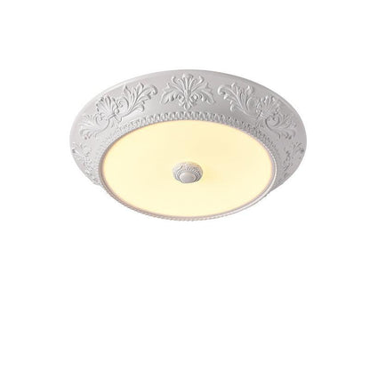 Vintage Carved LED Ceiling Light