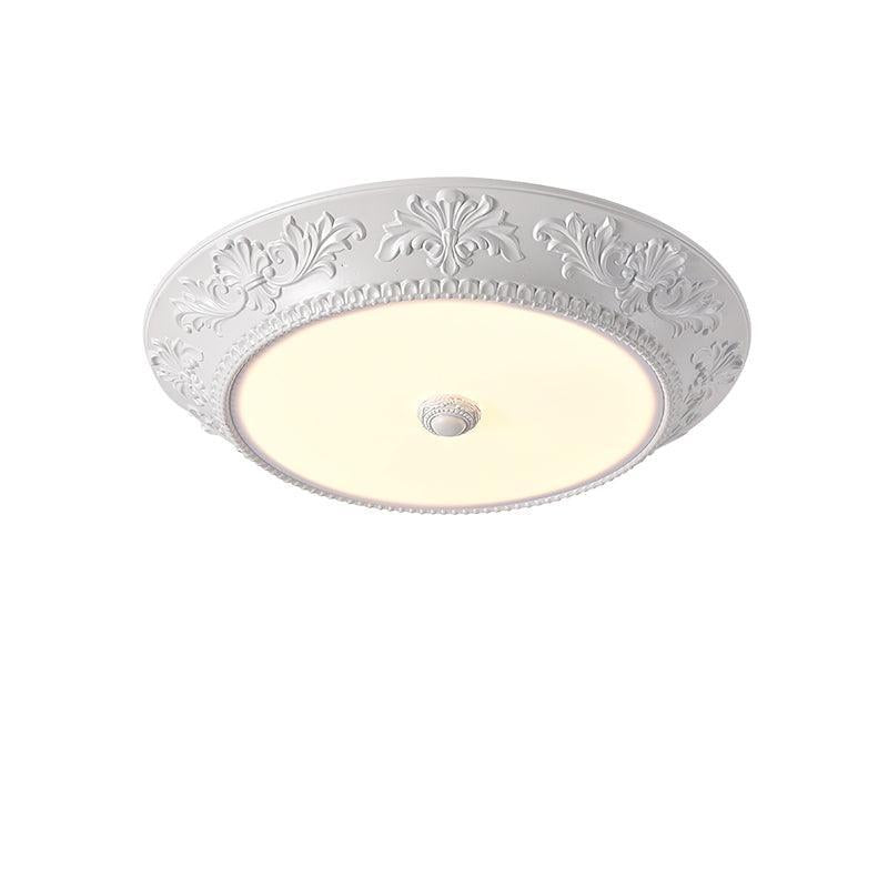 Vintage Carved LED Ceiling Light