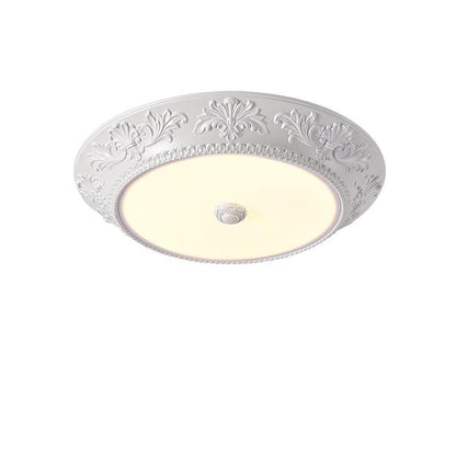 Vintage Carved LED Ceiling Light