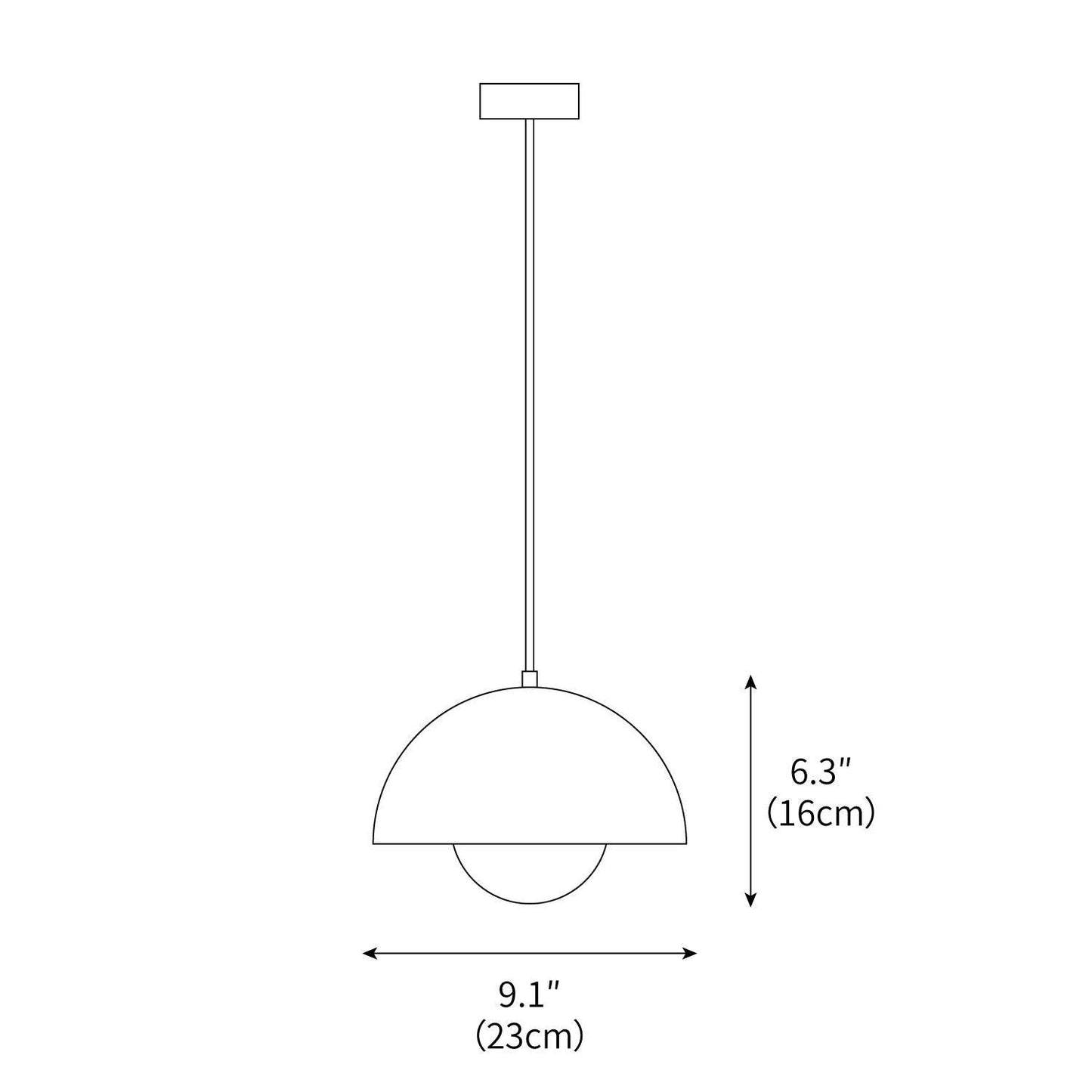 Nordic Bubble Pendant Light