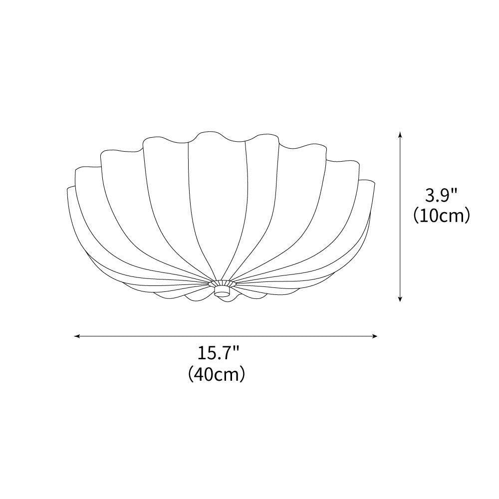 Art Deco Petal Ceiling Light