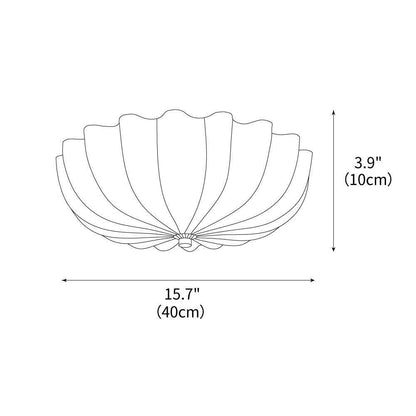 Art Deco Petal Ceiling Light