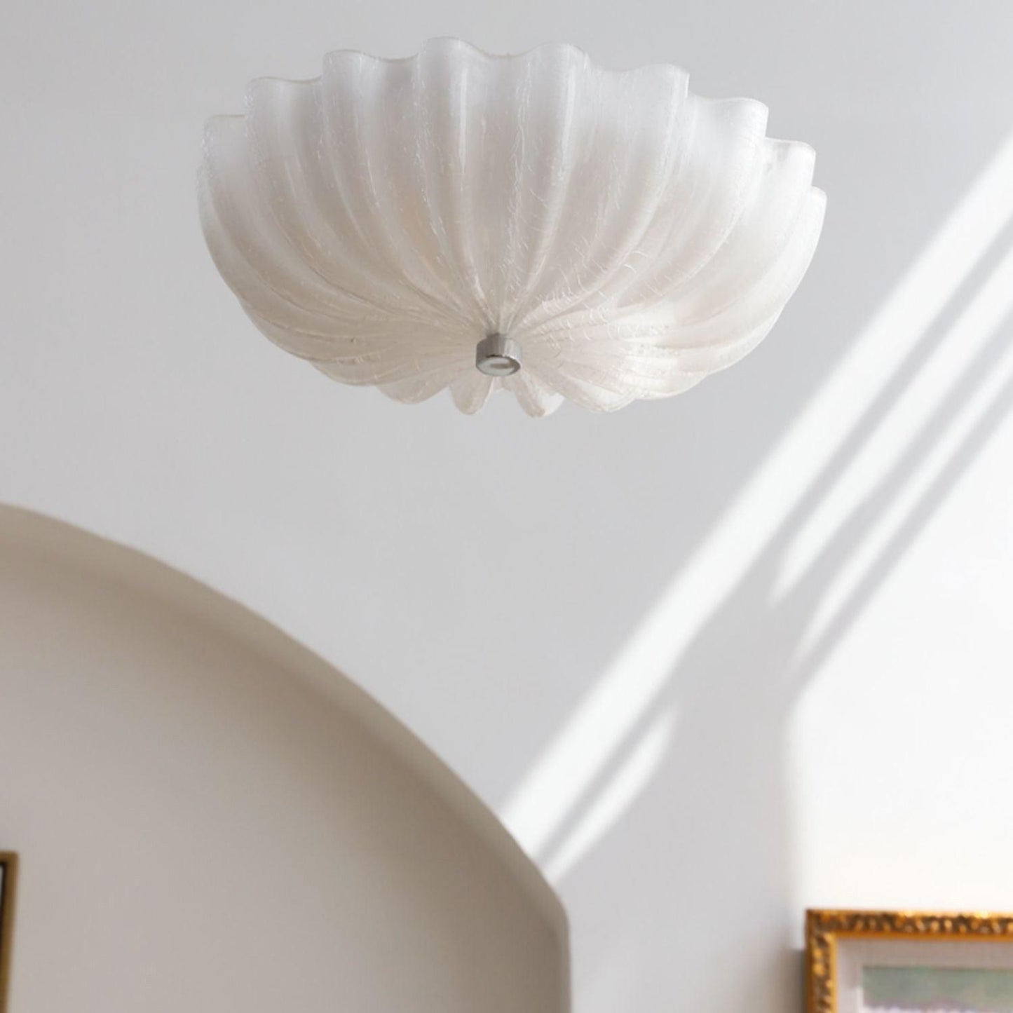 Art Deco Petal Ceiling Light