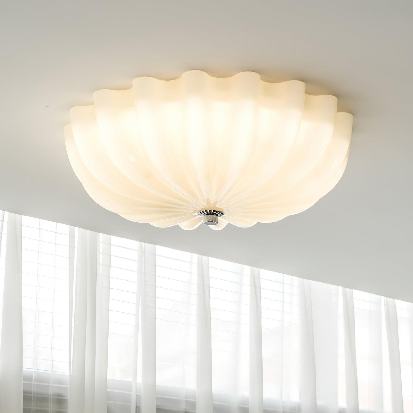 Art Deco Petal Ceiling Light