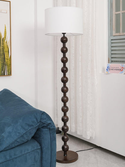 Bohemian Ash Wood Floor Lamp