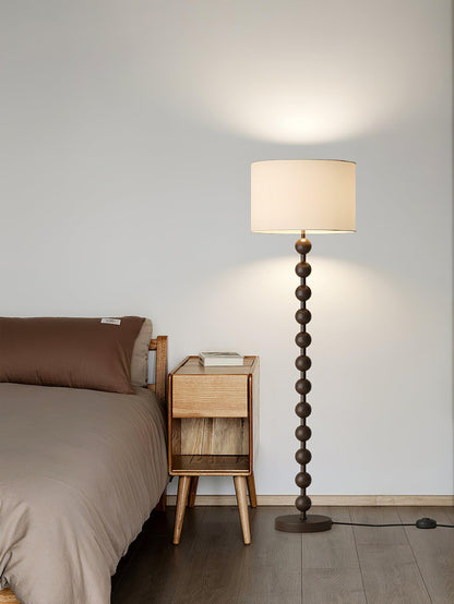 Bohemian Ash Wood Floor Lamp
