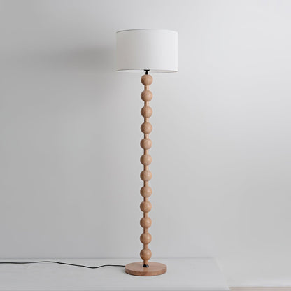 Bohemian Ash Wood Floor Lamp