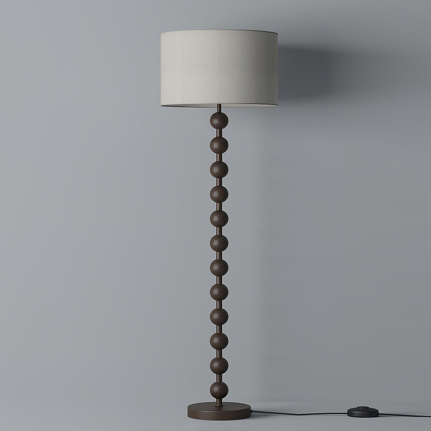 Bohemian Ash Wood Floor Lamp