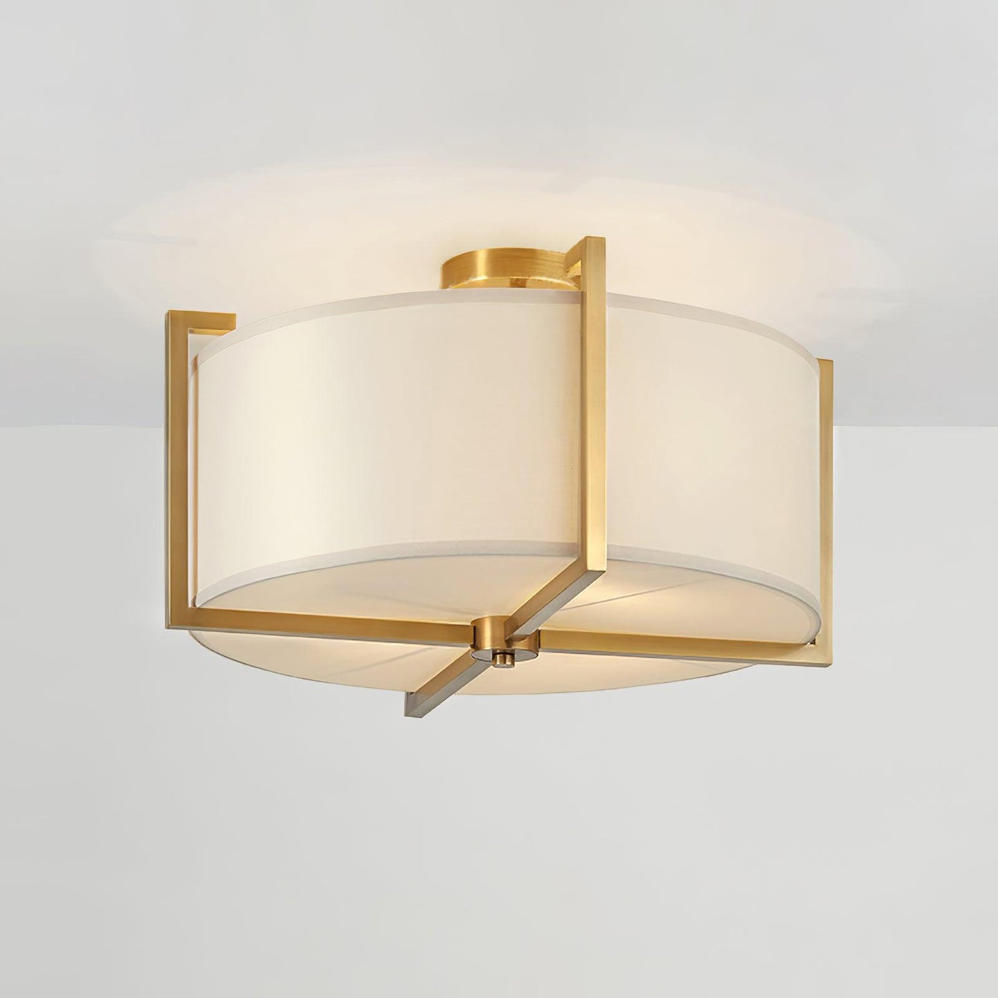 Modern Minimalist Metal Fabric Ceiling Light