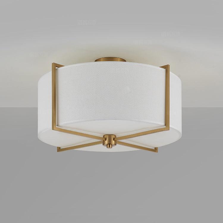 Modern Minimalist Metal Fabric Ceiling Light