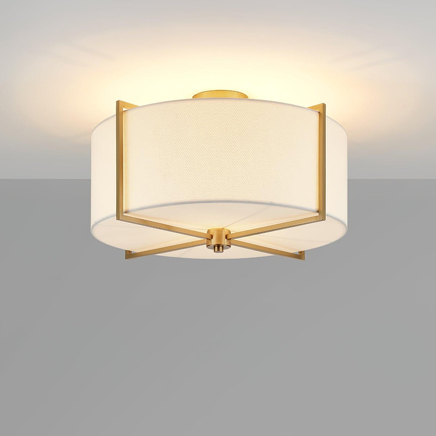 Modern Minimalist Metal Fabric Ceiling Light