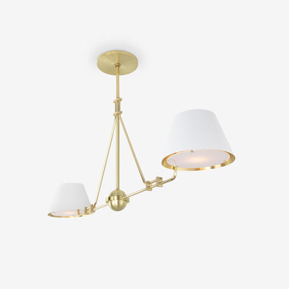Modern Minimalist Brass Chandelier