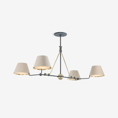 Modern Minimalist Brass Chandelier