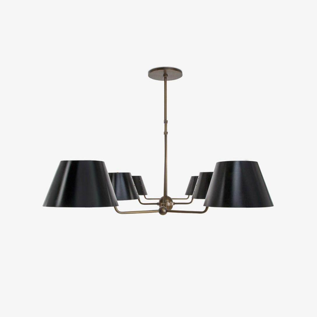 Modern Minimalist Brass Chandelier