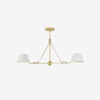 Modern Minimalist Brass Chandelier