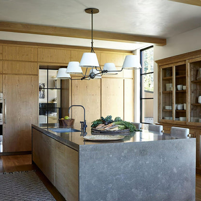 Modern Minimalist Brass Chandelier