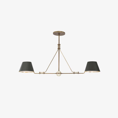 Modern Minimalist Brass Chandelier