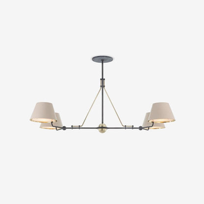 Modern Minimalist Brass Chandelier