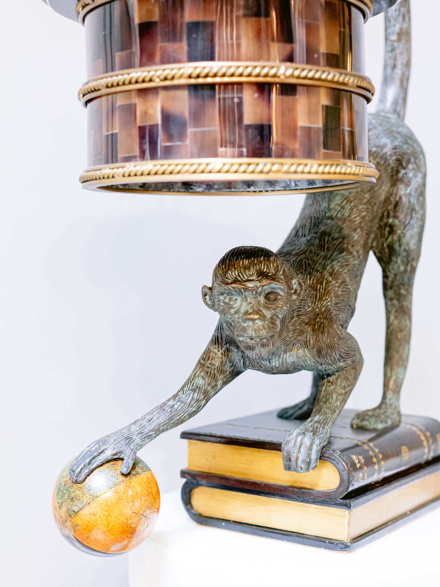 Maitland Smith Monkey Lamp Floor Sample