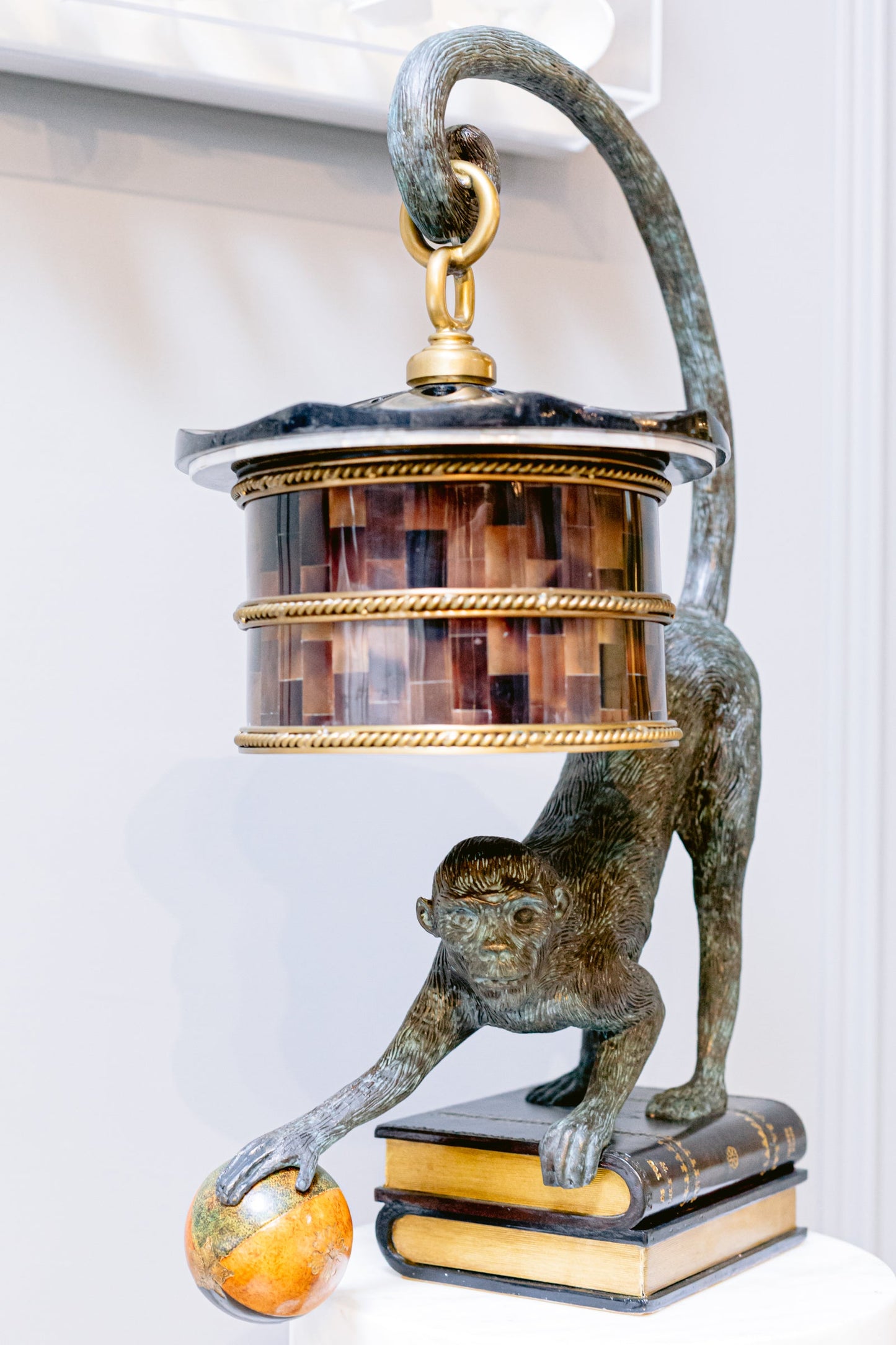 Maitland Smith Monkey Lamp Floor Sample