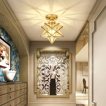 Nordic Brass Ceiling Light