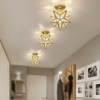 Nordic Brass Ceiling Light