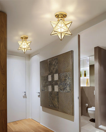 Nordic Brass Ceiling Light