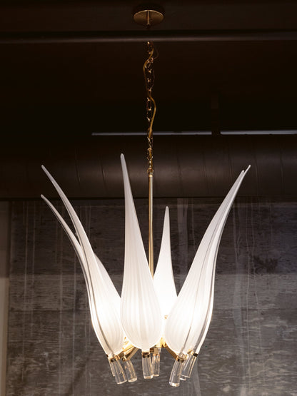 Myran Allan Murano Glass Chandelier Floor Sample