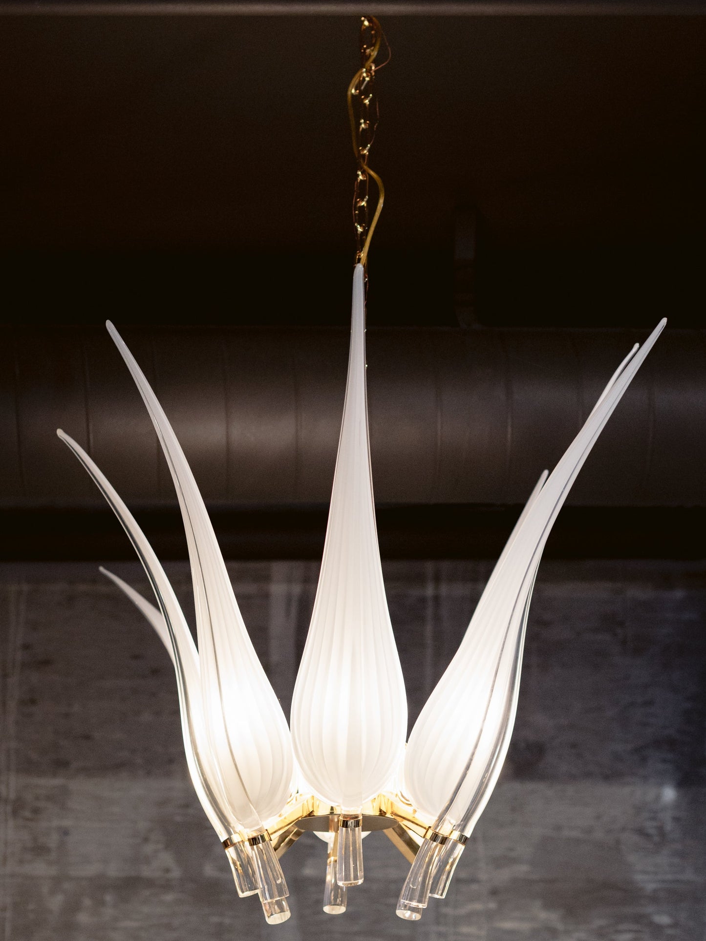 Myran Allan Murano Glass Chandelier Floor Sample