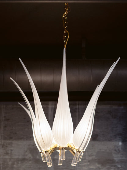 Myran Allan Murano Glass Chandelier Floor Sample