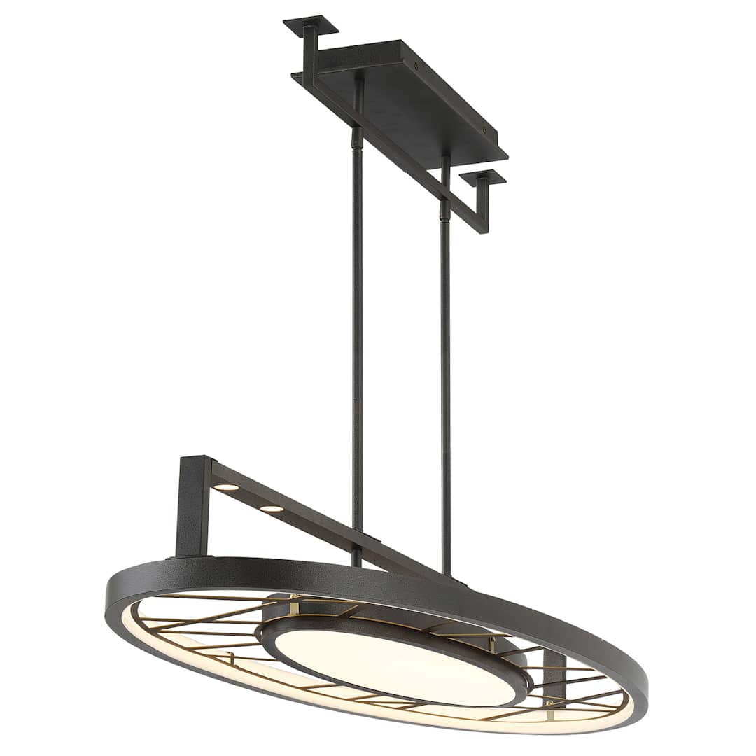 Tribeca 44" Wide LED Billiard Chandelier