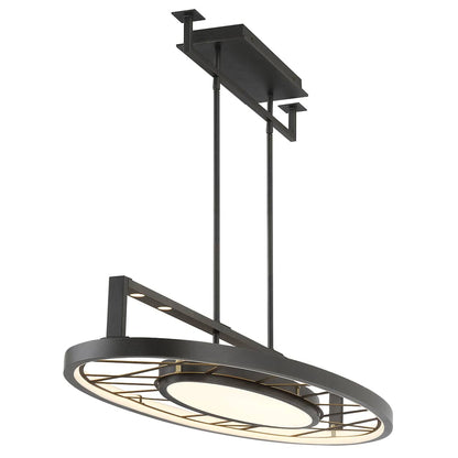 Tribeca 44" Wide LED Billiard Chandelier