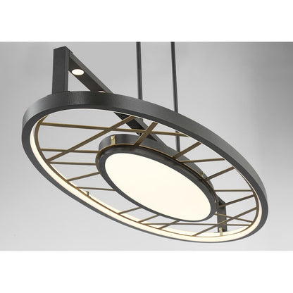 Tribeca 44" Wide LED Billiard Chandelier