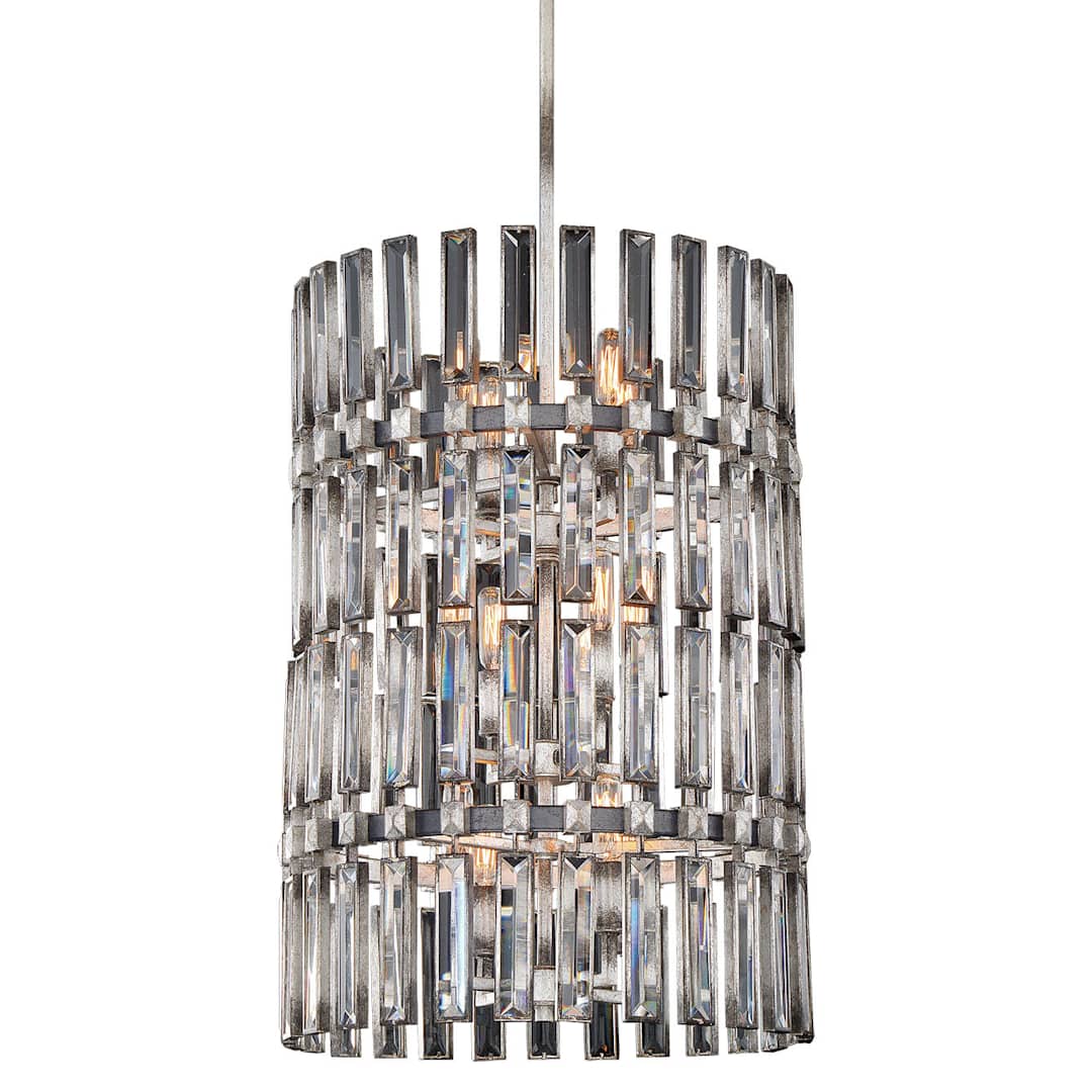 Belle Aurore 12 Light 17" Wide Crystal Drum Chandelier