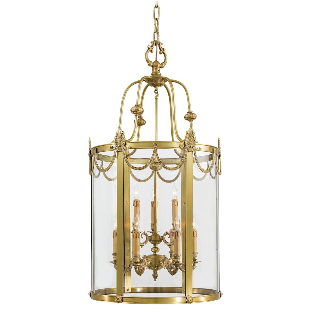6 Light Lantern Pendant from the Metropolitan Collection