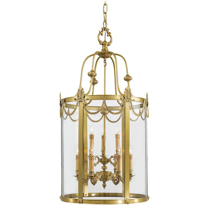 6 Light Lantern Pendant from the Metropolitan Collection