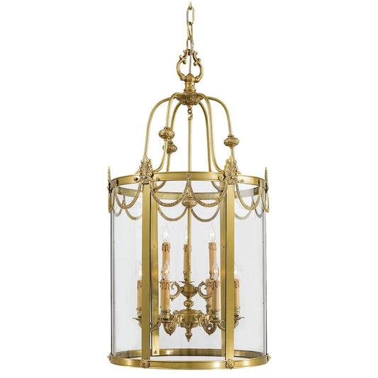6 Light Lantern Pendant from the Metropolitan Collection